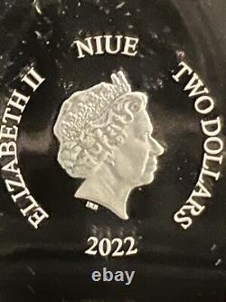 2022 1oz FINE SILVER. FACES OF GOTHAM-ROBIN