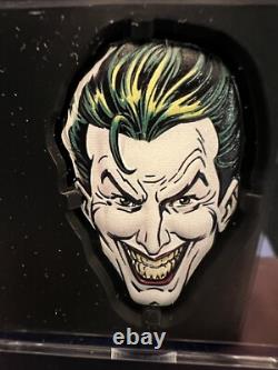 2022 1oz FINE SILVER. FACES OF GOTHAM-THE JOKER