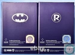 2022 $2 Niue 1oz Pure Silver Batman & Robin Proof Coins Two Coins