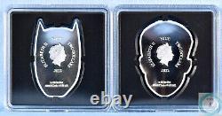 2022 $2 Niue 1oz Pure Silver Batman & Robin Proof Coins Two Coins