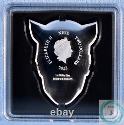 2022 $2 Niue 1oz Pure Silver Faces of Gothem Catwoman Proof Coin