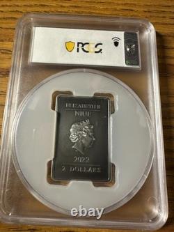 2022 $2 Pcgs Ms70 Niue The Mandalorian Poster-antique Finish