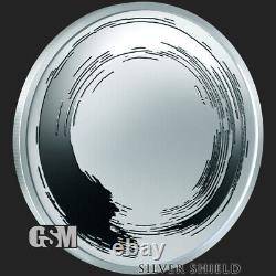2022 5 oz. 999 FINE SILVER ENSO Proof Silver Shield MicroMintage PRESALE