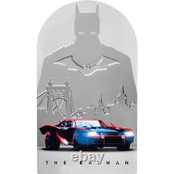 2022 Batman Batmobile 1 oz. 999 silver Nuie $2-Movie Coin