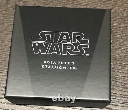2022 Boba Fetts Starfighter 1 oz Silver Coin Star Wars #1,536 Out Of Only 2,000