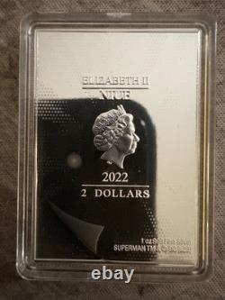 2022 COMIX Superman #1 Colored Proof 1oz Silver Coin
