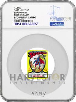 2022 Comix Series Superman #1 1 Oz Silver Coin Ngc Pf70 First Releases