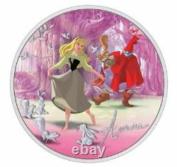 2022 Disney Princess Aurora 1oz Silver Coin New Zealand Mint