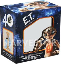 2022 E. T. The Extra-terrestrial 40th Anniversary Silver Coin Ngc Ms70 Fr