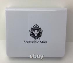 2022 Ghana ALIEN silver colorized proof coin. 999 fine silver in box