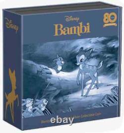 2022 NIUE $2 1oz Disney Characters Bambi 80th Anniversary NGC PF70 UC