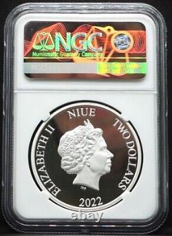 2022 NIUE $2 1oz Disney Characters Bambi 80th Anniversary NGC PF70 UC