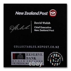 2022 New Zealand 2 oz Silver Antique Kiwi (withBox & COA) SKU#254145