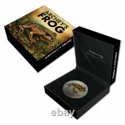 2022 New Zealand Annual Coin Archey's Frog 2 OZ Silver Proof Coin