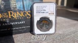 2022 New Zealand Lord of the Rings Two Towers 2 x 1 oz Silver Proof Coin Set