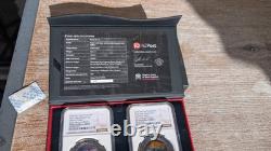 2022 New Zealand Lord of the Rings Two Towers 2 x 1 oz Silver Proof Coin Set