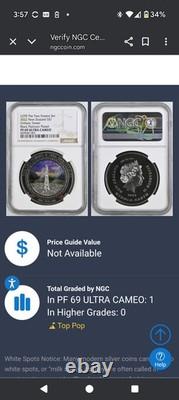 2022 New Zealand Lord of the Rings Two Towers 2 x 1 oz Silver Proof Coin Set