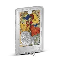 2022 New Zealand Mint 1oz Silver Tarot Card VII The Chariot