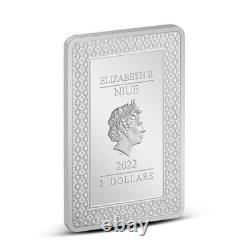 2022 New Zealand Mint 1oz Silver Tarot Card VII The Chariot