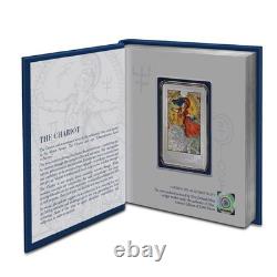 2022 New Zealand Mint 1oz Silver Tarot Card VII The Chariot