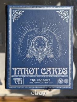 2022 New Zealand Mint 1oz Silver Tarot Card VII The Chariot 765/2000