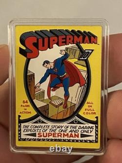 2022 New Zealand Mint COMIX DC Superman #1 1 oz Colorized Proof Silver Coin