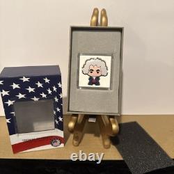 2022 New Zealand Mint Thomas Jefferson Shaped Chibi 1 oz Proof Silver Coin