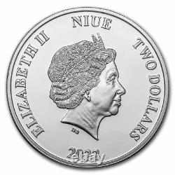 2022 Niue 1 oz Silver Coin $2 DC Classics THE FLASH NGC PF69 FR