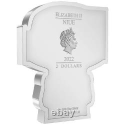 2022 Niue 1st New Zealand Star Wars Chibi Coin-Book of Boba Fett 1 Oz Silver-COA