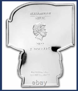 2022 Niue 1st New Zealand Star Wars Chibi Coin-Book of Boba Fett 1 Oz Silver-COA