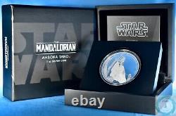 2022 Niue $2 1oz Silver The Mandalorian Ahsoka Tano Cameo Proof Coin