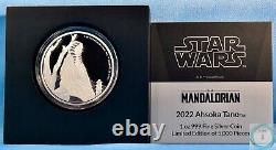 2022 Niue $2 1oz Silver The Mandalorian Ahsoka Tano Cameo Proof Coin