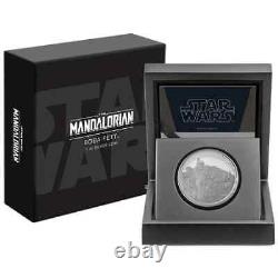 2022 Niue $2 1oz Silver The Mandalorian Boba Fett Cameo Proof Coin