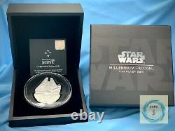 2022 Niue 3 oz Silver Star Wars Millennium Falcon Shaped Coin