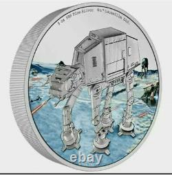 2022 Niue 5 Ounce Silver At-at Walker Coin Only 300 Made In Hand!