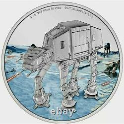 2022 Niue 5 Ounce Silver At-at Walker Coin Only 300 Made In Hand!