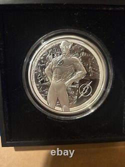 2022 Niue DC Comics Classic Superheroes The FLASH 3 oz HR Silver Proof Coin OGP