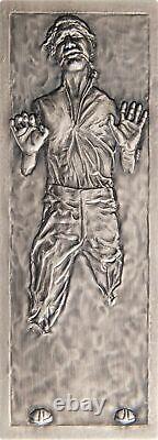 2022 Niue Han Solo in Carbonite 3oz Antique Silver Coin with Mintage of 5000
