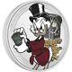 2022 Niue Scrooge Mcduck 1oz. 999 Silver Proof Coin 75th Anniversary 1947 Minted