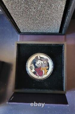 2022 Niue Scrooge McDuck 1oz. 999 Silver Proof Coin 75th Anniversary 1947 Minted
