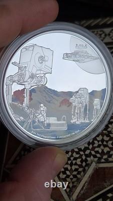 2022 Niue Star Wars Hoth 3 oz Silver Proof Low Mintage New Zealand Mint