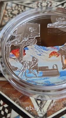 2022 Niue Star Wars Hoth 3 oz Silver Proof Low Mintage New Zealand Mint