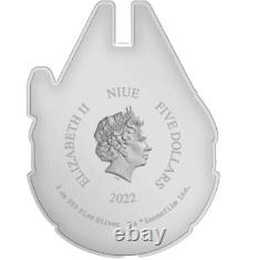 2022 Niue Star Wars Millennium Falcon 3 oz silver coin