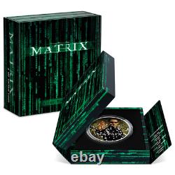 2022 Niue The Matrix Neo 1 oz Silver Colorized Proof $2 Coin OGP
