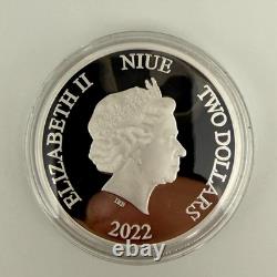 2022 Niue Transformers Bumblebee 1 oz. 999 Silver Proof Coin #878/3000