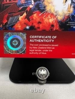 2022 Optimus Prime 1oz Silver Coin Collectible New Zealand Mint