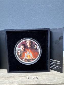 2022- Star Wars- Battle Scenes Anakin vs. Obi-Wan- 3 OZ Silver Proof Coin