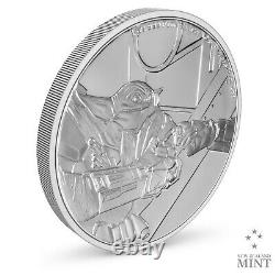 2022 Star Wars Classic Grogu 1oz Silver Coin NEW