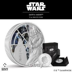 2022 Star Wars Darth Vader 3oz Silver Coin