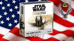 2022 Star Wars- The Mandalorian Poster 2022 1 Oz Pure Silver, Antique Finish